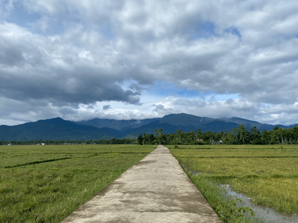 Pemandangan Sawah dan Pegunungan Gampong Babah Krueng